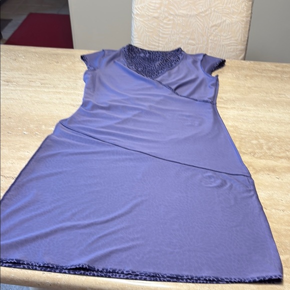 Lululemon Athletica Light and Dark Purple Sheath Midi Dress - Picture 14 of 15